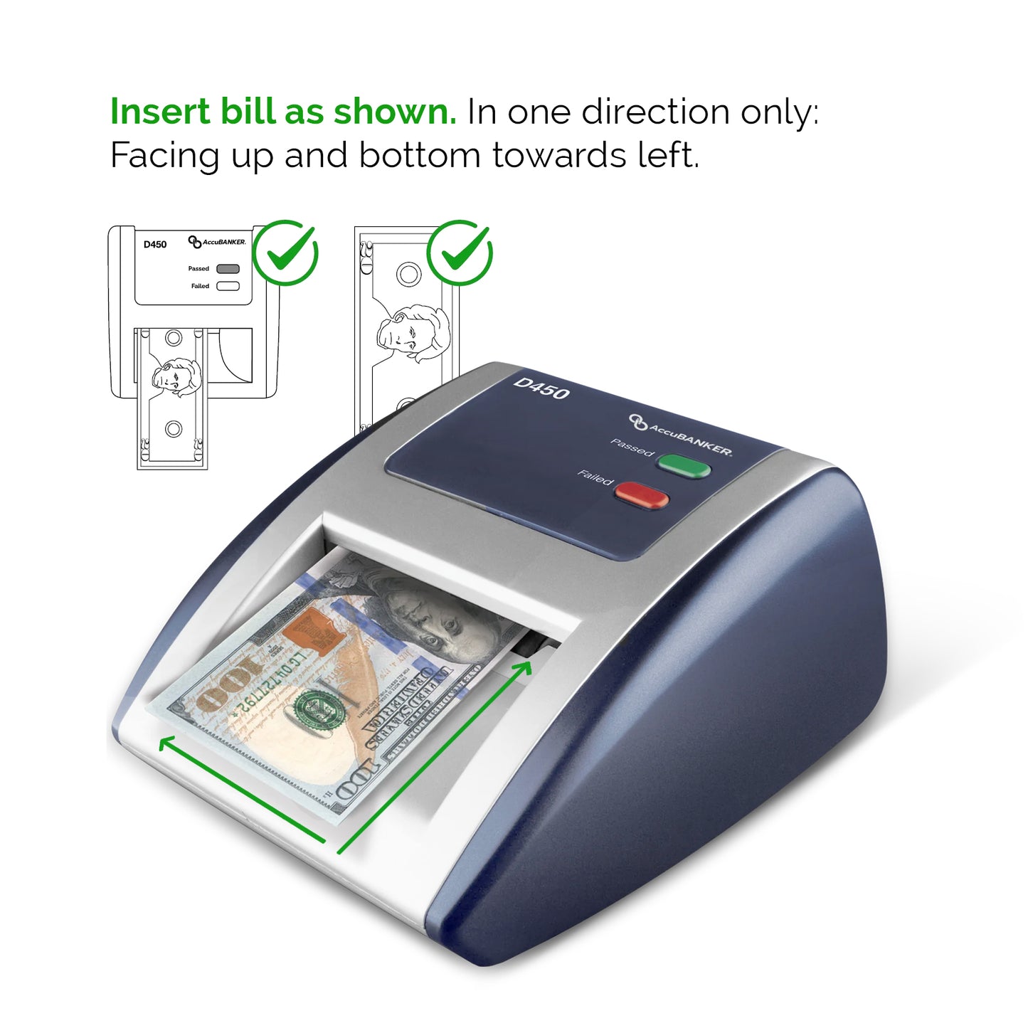 D450 Automatic Counterfeit Bill Detector