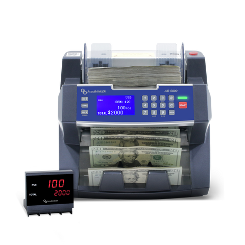 AB5800 Bank Grade Bill Counter with Batch Value