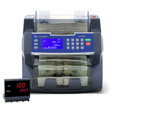 AB5800 Bank Grade Bill Counter with Batch Value