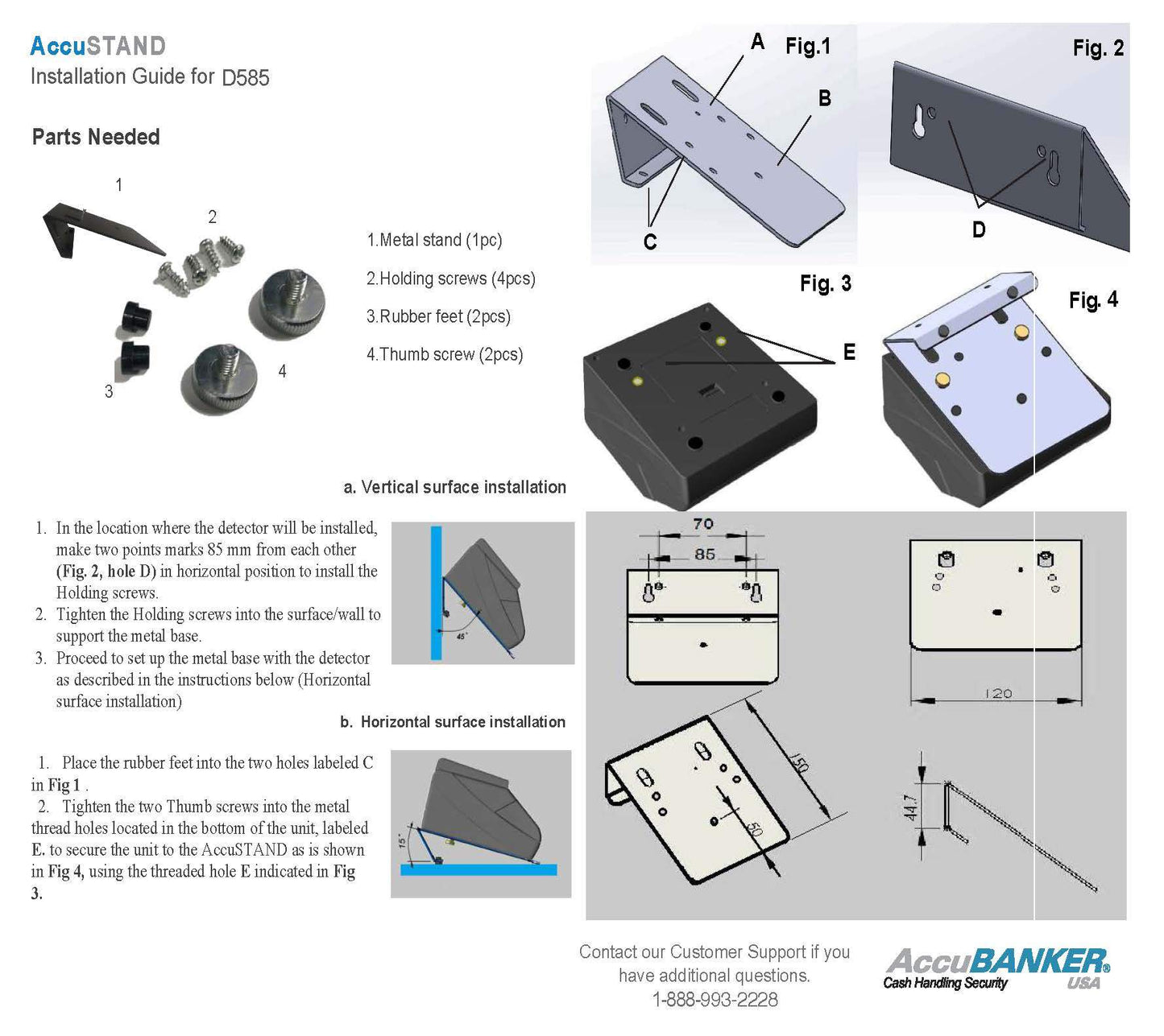 accustand quick start install guide 2