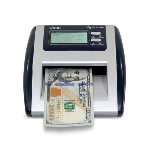 D500 Automatic Counterfeit Bill and Value Detector