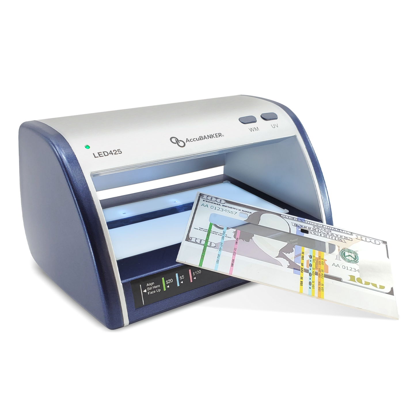 LED425 Counterfeit Bill/Document Validator with Guide