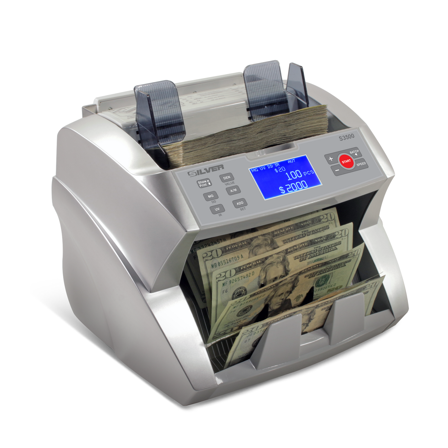 S3500 High Speed Bill Counter MGUV