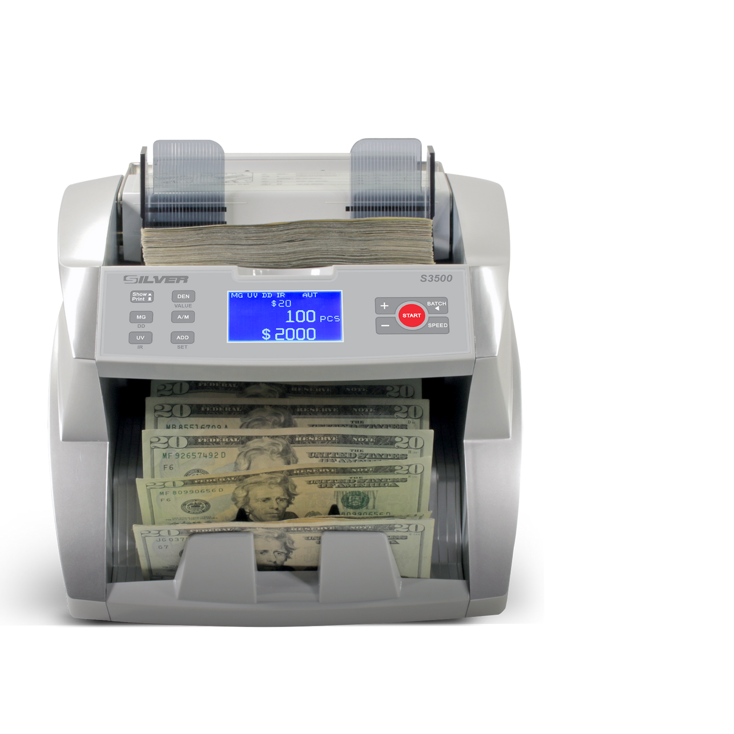 S3500 High Speed Bill Counter MGUV