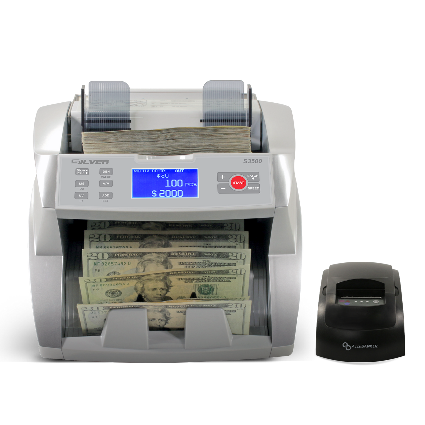 S3500 High Speed Bill Counter MGUV