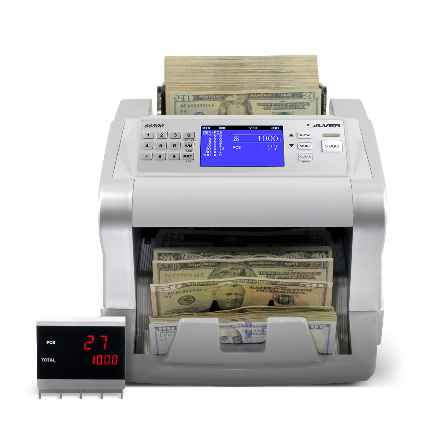 S6500 Mixed Bill Value Counter