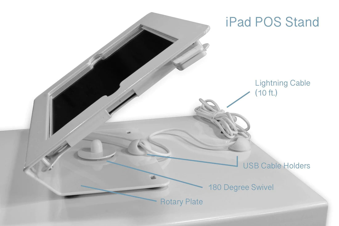 iPad POS Stand w/ Rotary Plate