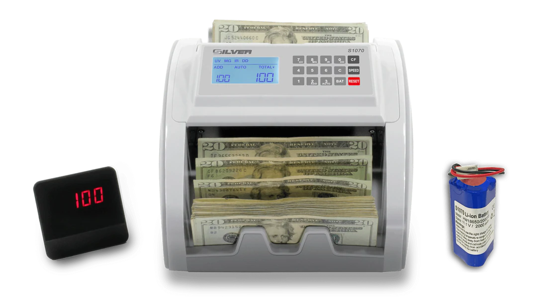 S1070 Portable Bill Counter MGUV