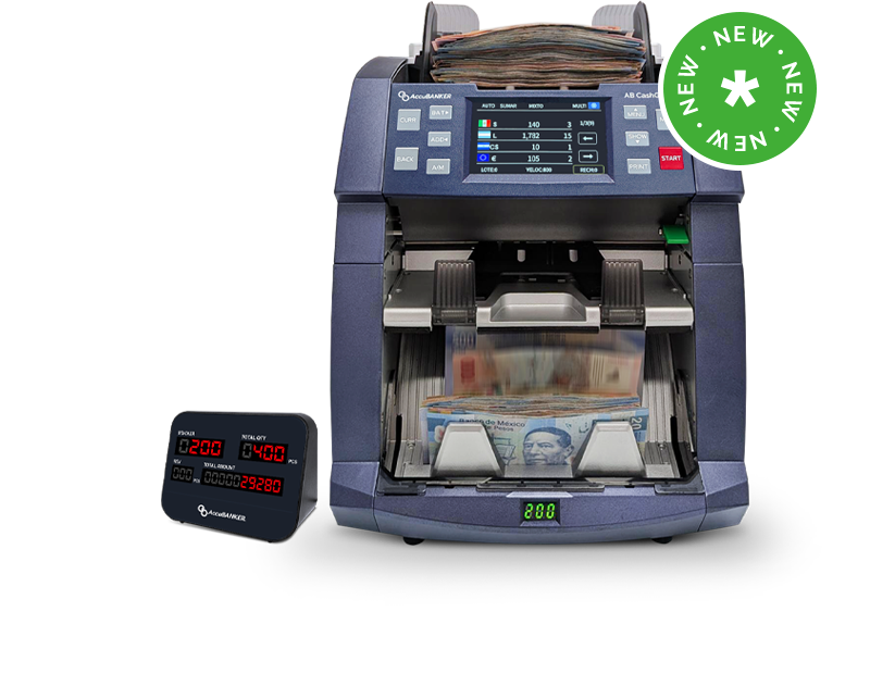 Money Counters and Counterfeit Bill Detectors | AccuBANKER