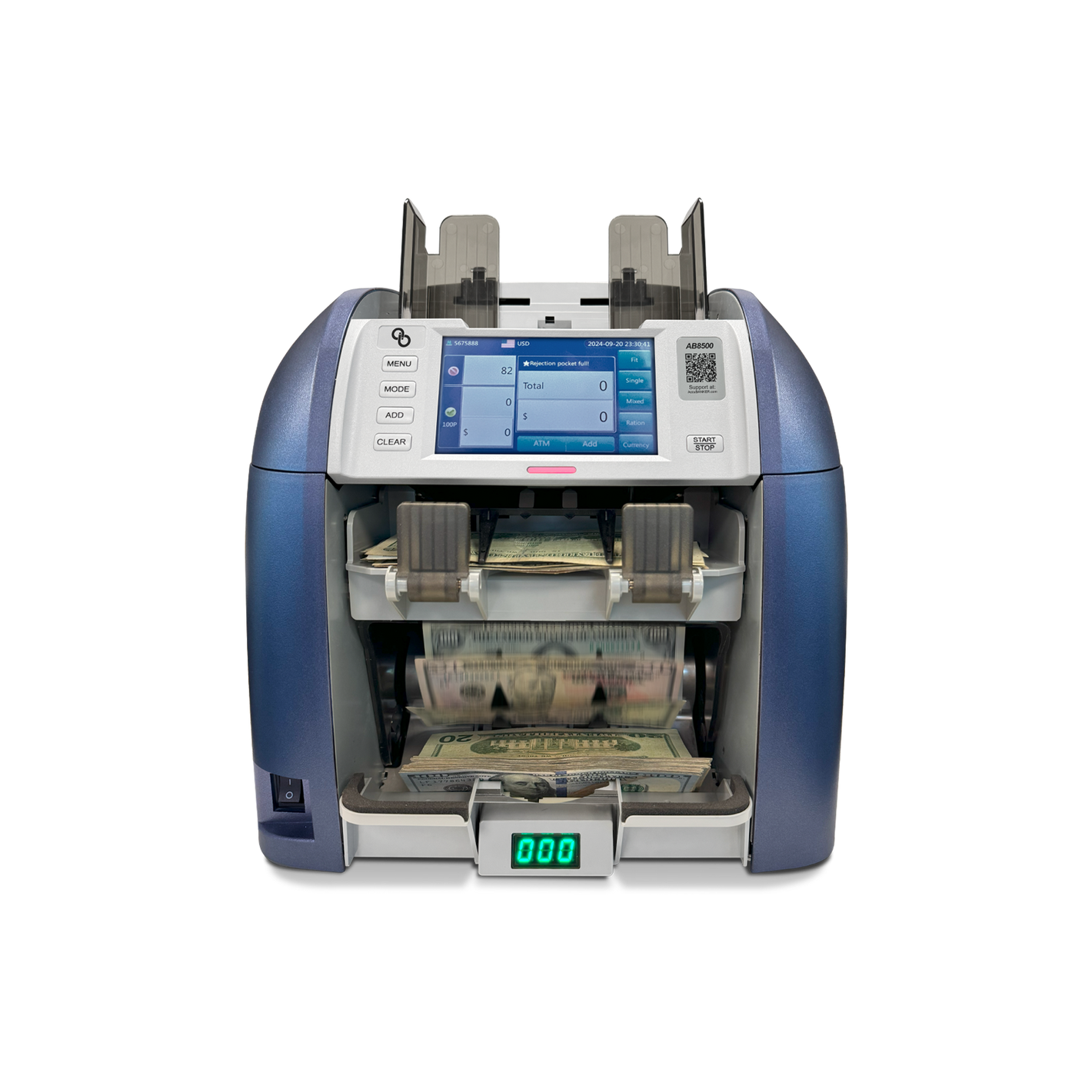 AB8500 CashFit Mixed Value Counter & Fitness Sorter