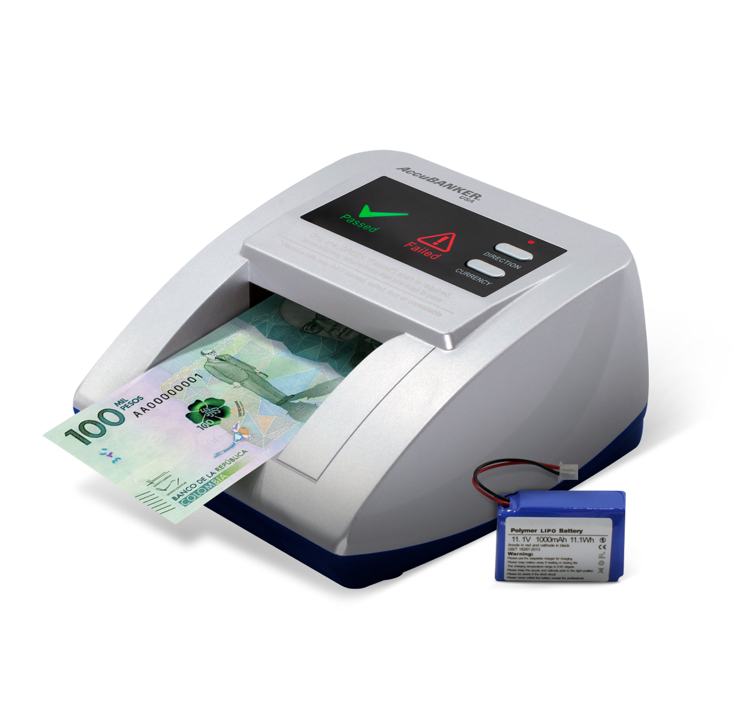 D480 Automatic Trio Counterfeit Bill Detector