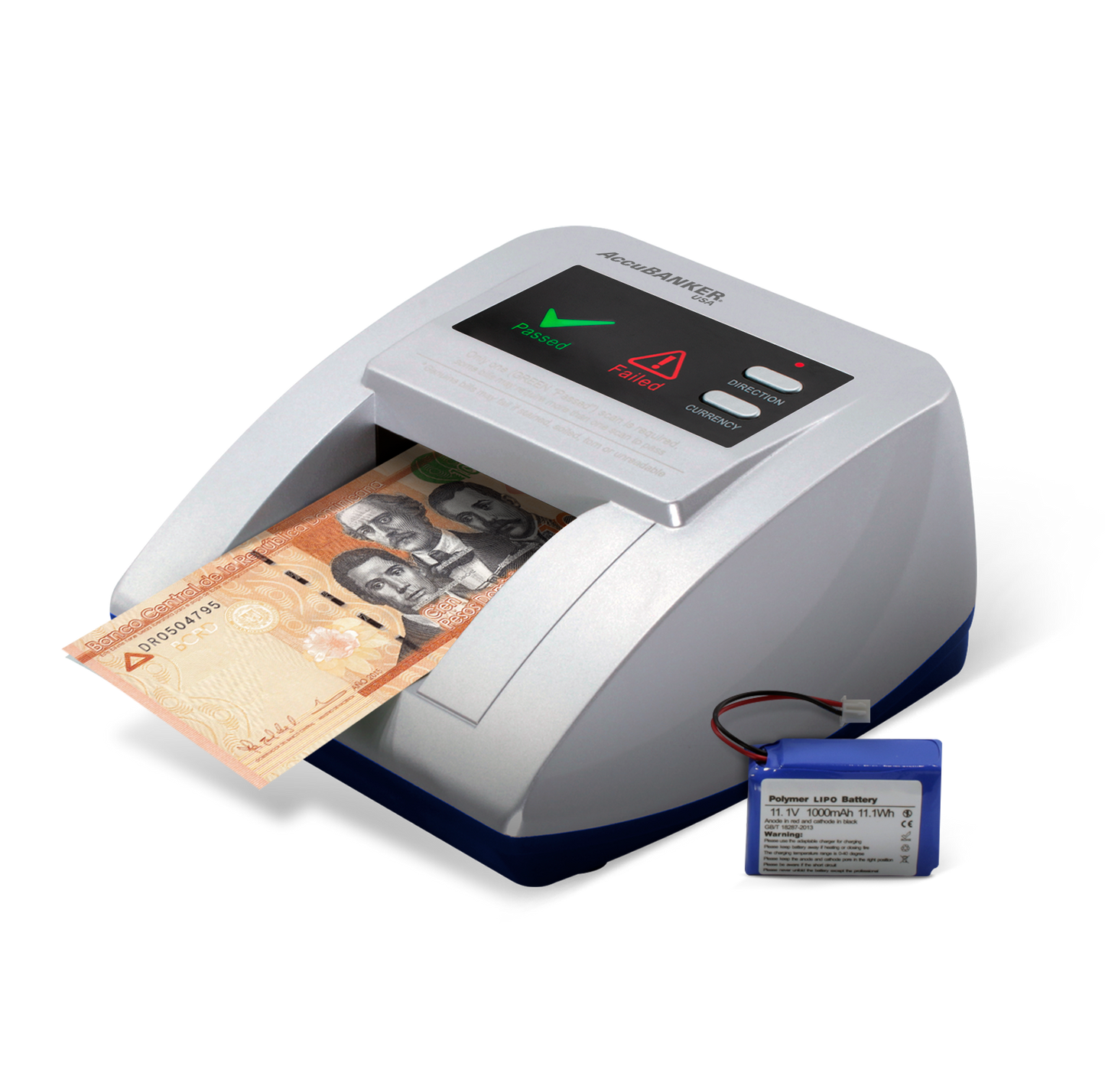 D480 Automatic Trio Counterfeit Bill Detector