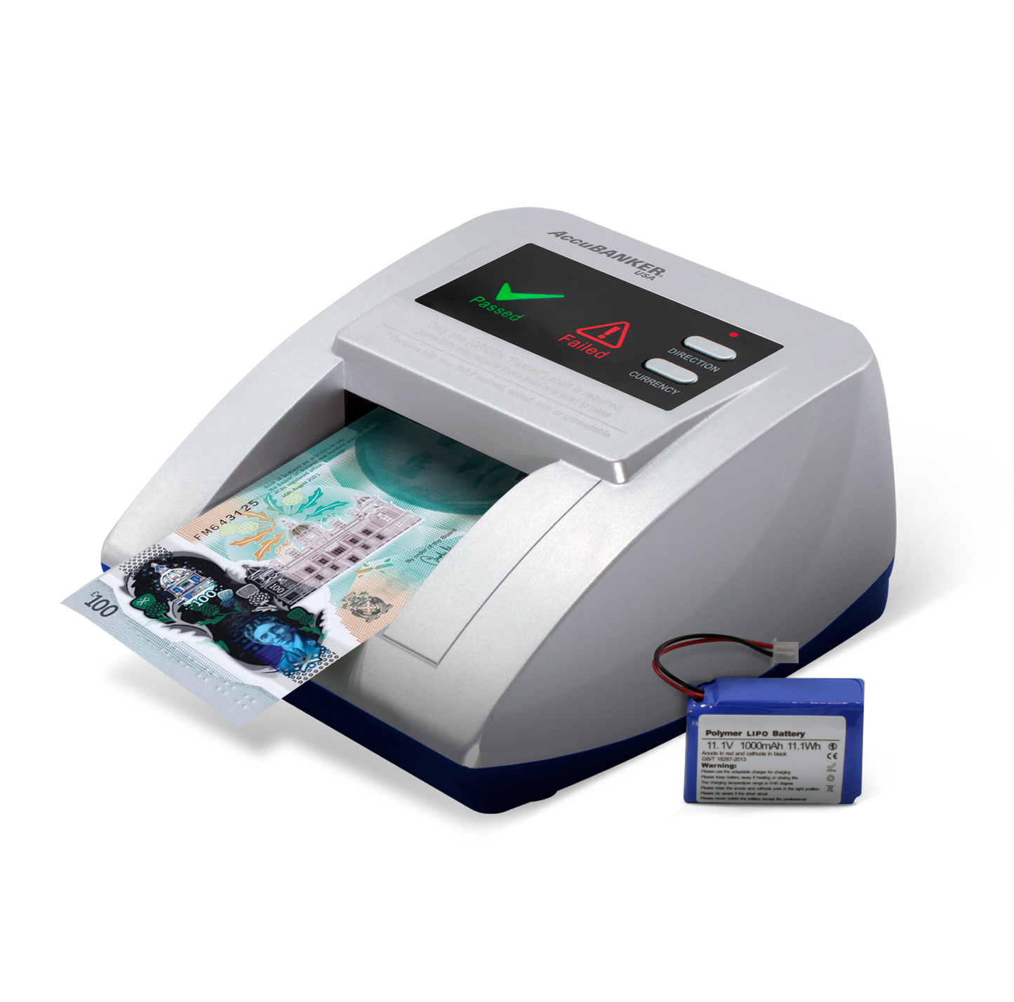 D480 Automatic Trio Counterfeit Bill Detector