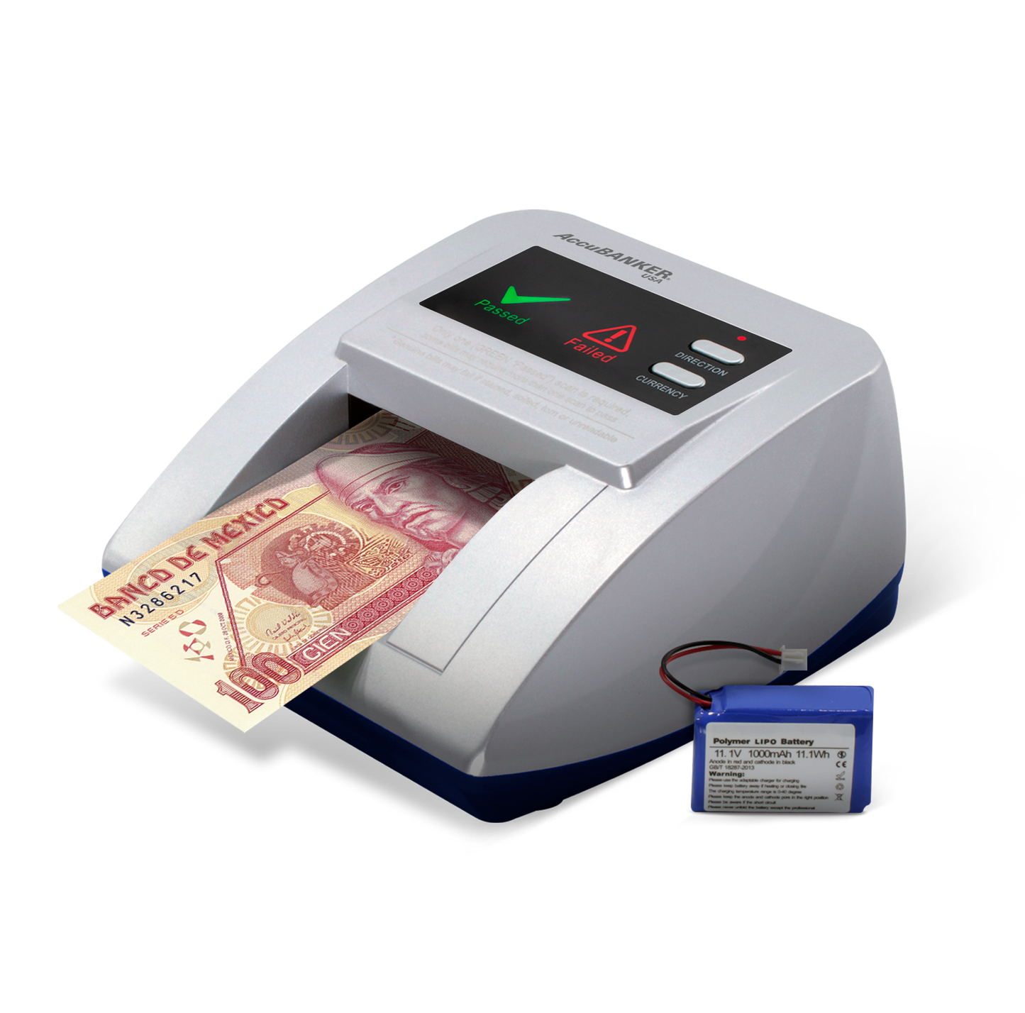 D480 Automatic Trio Counterfeit Bill Detector