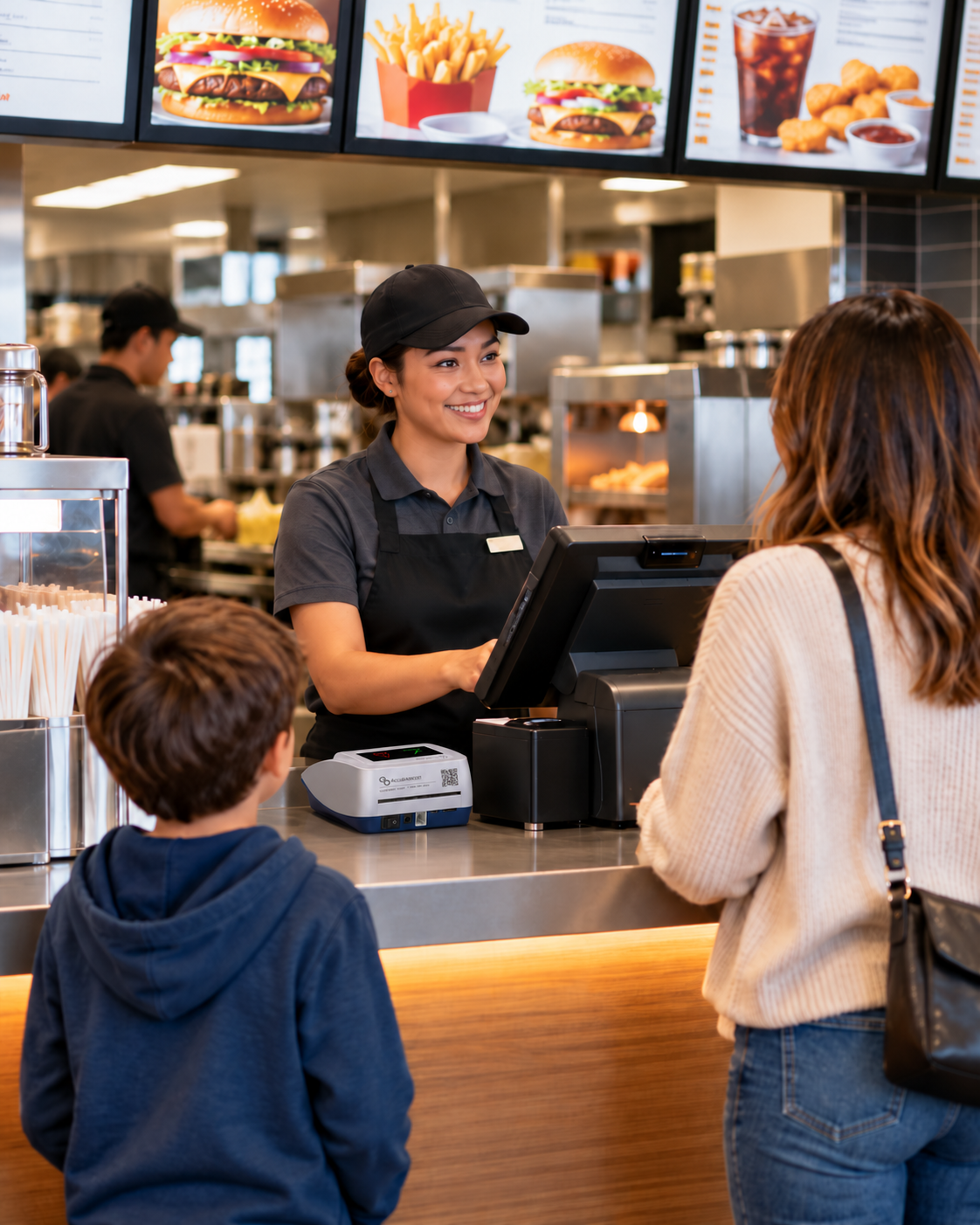 Cash Handling  Equipment for Quick Service Restaurants