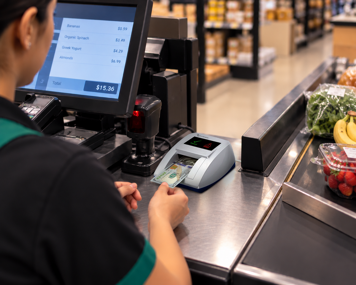 Cash Handling Equipment for Grocery & Liquor Stores