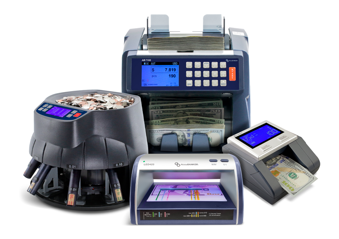 Money Counters and Counterfeit Bill Detectors AccuBANKER