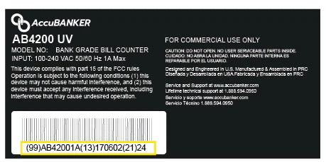 Locating Serial Numbers