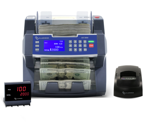 AB5800 Bank Grade Bill Counter with Batch Value