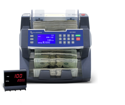 AB5800 Bank Grade Bill Counter with Batch Value