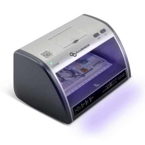 LED430 Counterfeit Bill/ Document Validator with Magnifier