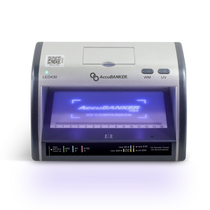 LED430 Detector Manual de Billetes y Documentos Falsos con Lupa 8x LED
